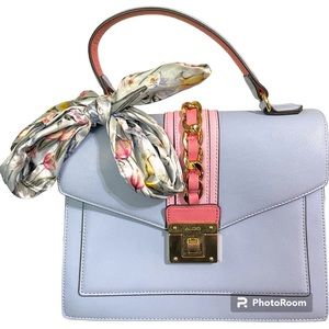 Aldo Glenda Blue and pink crossbody bag